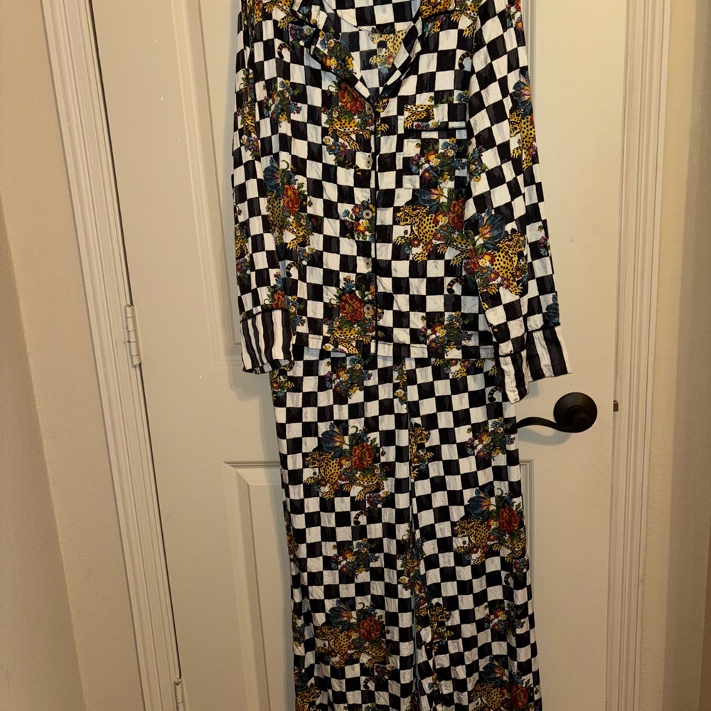 Printfresh Courtly Check Bagheera- Eco Satin Soho Set- Floral